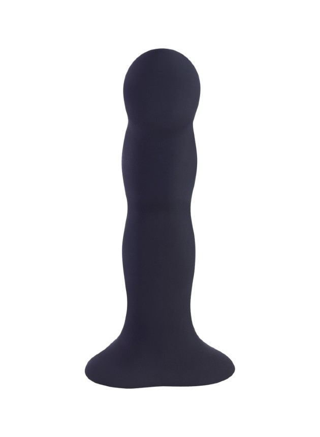 Fun Factory Bouncer Black Strap-On Dildo with Rumbling Balls