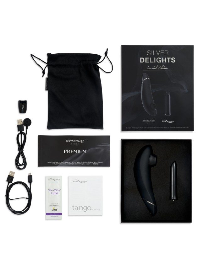 Womanizer Silver Delights Collection Black