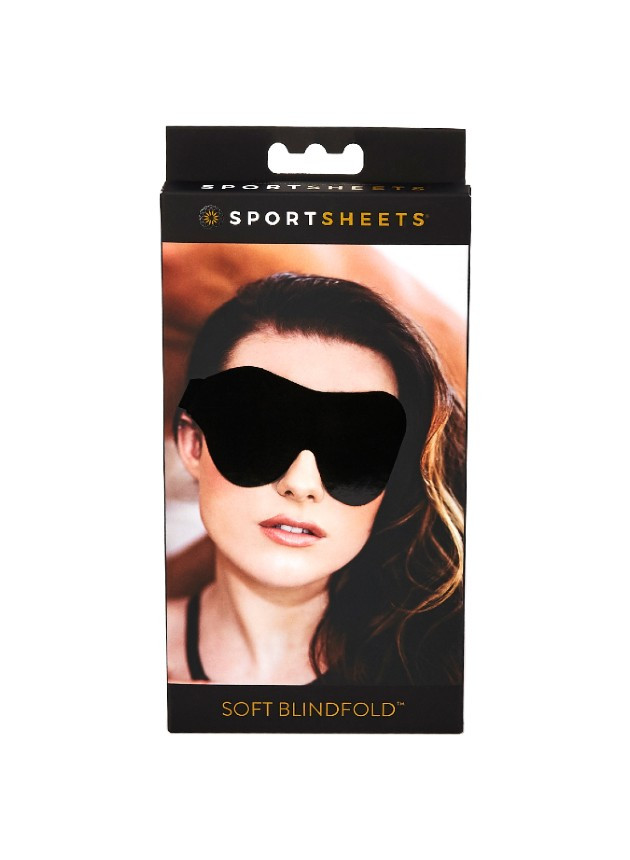 Sportsheets Soft Blindfold Black