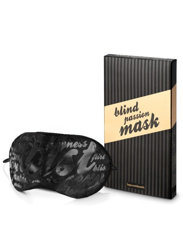 Bijoux Indiscrets Blind Passion Mask Black