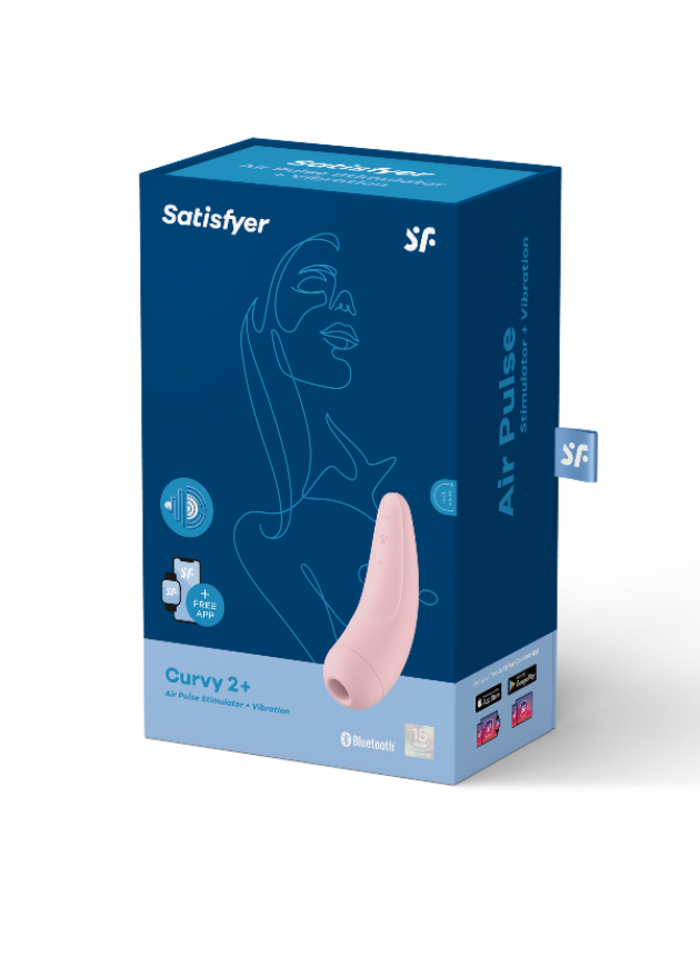 Satisfyer Curvy 2+ App-Controlled Clitoral Stimulator