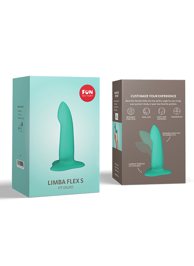 Fun Factory Limba Flex Bendable With Suction Cup Dildo Small
