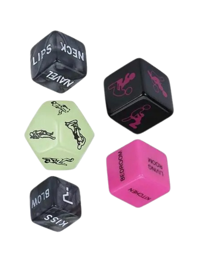 NOTI Foreplay Dice Set Clear