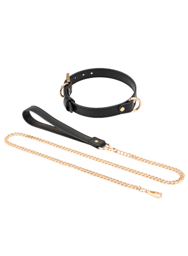 Obei Guide Me Real Leather Collar and Lead Set
