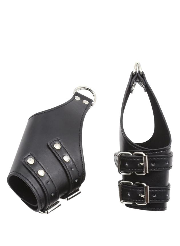 Obei Restrain Hanging Leather Manchettes