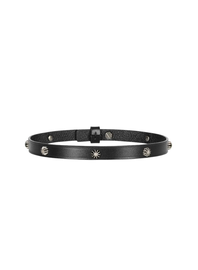 Obei Real Leather Collar Black