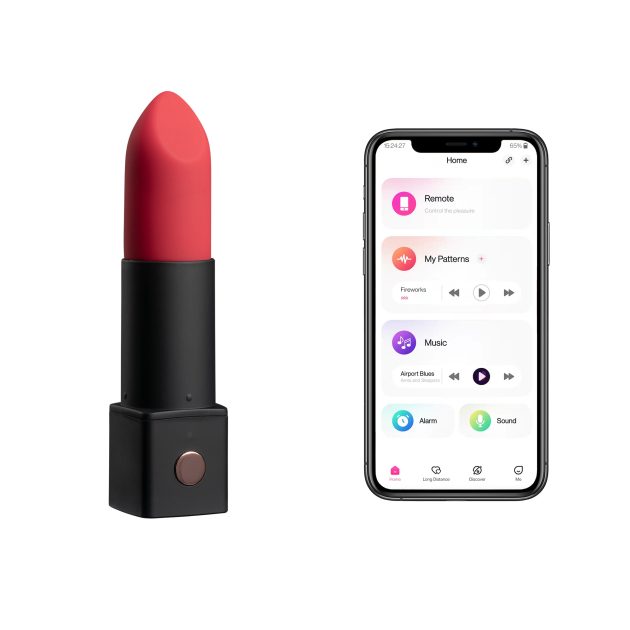 Lovense Exomoon App-Controlled Secret Lipstick Bullet Vibrator