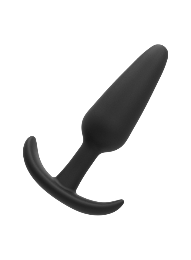 NOTI Noir Beginner Butt Plug with Curved base 8.3 cm