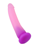Dilly Hue Gradient Bendable Dildo Pink 18.5 cm