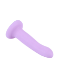 Dilly Hue Smooth Flexible Dildo Purple 13.6 cm